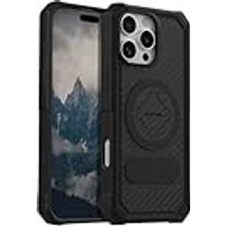 Rokform iphone 16 pro max rugged case magsafe & wireless charging compatible Black
