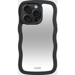 Holdit Wavy Case Black/Mirror iPhone 15 Pro