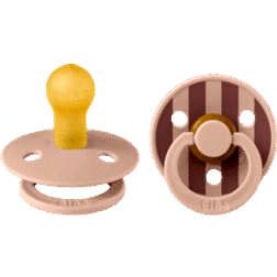 Bibs Round Colour Pacifier 2-Pack