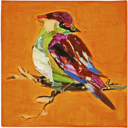 WERNS Painting Birdy Orange Wall Decor 30x30cm