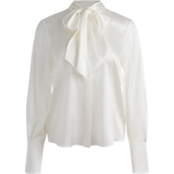 Alice + Olivia Lloyd Silk Stretch Blouse