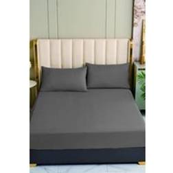 Ezysleep King Egyptian Cotton Fitted Bed Sheet Grey