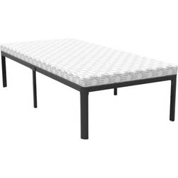 Home Source Podium Single 3ft Black Metal Bed Frame