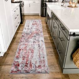 Sleepdown Modern Emperor Thick Area Rug 60 x 220 cm - Pink