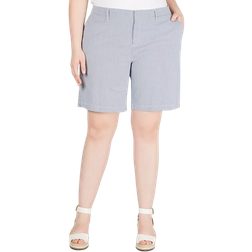 Tommy Hilfiger Hollywood Chino Shorts Plus Size - Blue/White