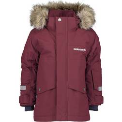 Didriksons Bjärven Kid's Parka - Rusty Wine (505470-i13)