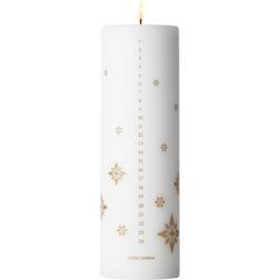 Georg Jensen 2024 White/Gold Advent Candle