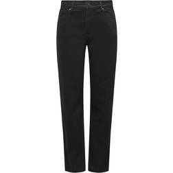 Only Emily High Waist Straight Fit Jeans - Black