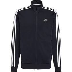 Adidas Essentials Warm-Up 3-Stripes Track Jacket - Legend Ink/White