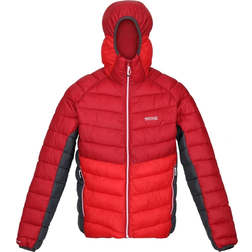 Regatta Harrock Hooded Puffer Jacket - Dark Red Chinese Red