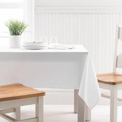 Dunelm White Tablecloth White (230x178cm)