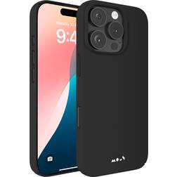 Mous for iPhone 16 Pro Max Case Slim MagSafe Compatible Super Thin 2.0 Magnetic Phone Cover Black