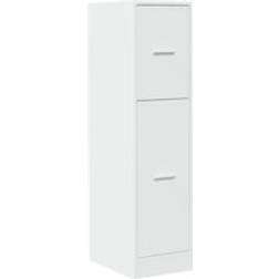 vidaXL Apoteksskåp Vit 30 x 41 x 118 cm Förvaringsskåp