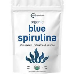 Micro Ingredients Organic Blue Spirulina Powder 60 Servings