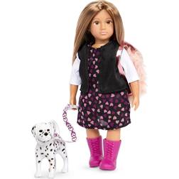 Lori Mini Doll & Toy Dog 6-Inch Doll & Puppy Play Set with Outfit, Animal & Accessories Playset for Kids 3 Years Gia & Gunner