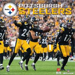 Turner Licensing 2025 Pittsburgh Steelers Wall Calendar