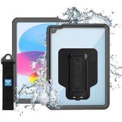 Armor-X MXS-iPad-N5 iPad 10.9 (10th Gen.) IP68 Waterproof Shock & Dust Proof Case With Handstrap & Kickstand & X-Mount