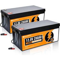 Eco-Worthy Mini LiFePO4 12V 280Ah 2-pack