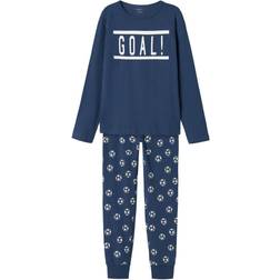 Name It Football Nightset - Dark Denim (13233001)