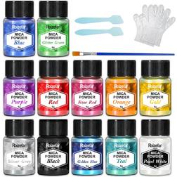 Roizefar Mica Powder for Epoxy Resin Paint 12x5g