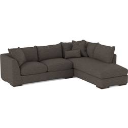 Wayfair Custom Upholstery Humberto Drusky Charcoal Sofa 111" 2pcs 3 Seater