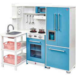 Plum Penne Pantry Corner Kitchen with Fridge