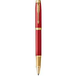 Parker IM Premium Rollerball Pen Premium Red Lacquer with Gold Trim