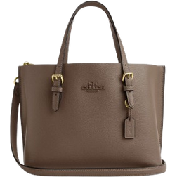 Coach Mollie Tote Bag 25 - Smooth Leather/Gold/Dark Stone