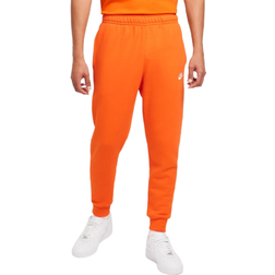 Nike Sportswear Club Fleece Jogger Pants - Safety Orange/White