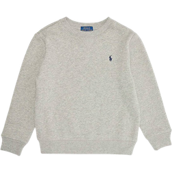 Ralph Lauren Kid's Logo Cotton Blend Jersey Sweatshirt - Grey