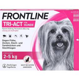 Frontline Tri-Act Solution for Dogs 2-5kg 6x0.5ml