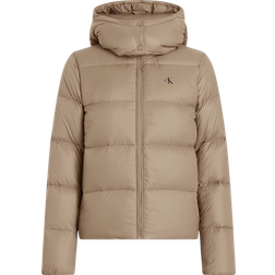 Calvin Klein Short Down Puffer Jacket - Brindle