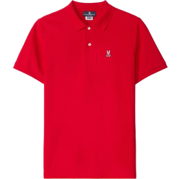 Psycho Bunny Mens Classic Polo Shirt - Brilliant Red