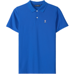 Psycho Bunny Mens Classic Pique Polo Shirt - Sapphire