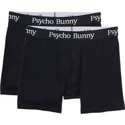 Psycho Bunny Mens Boxer Brief 2-pack - Black