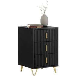 SoBuy Nightstand FBT115-L-SCH Black Sängbord 40x40cm