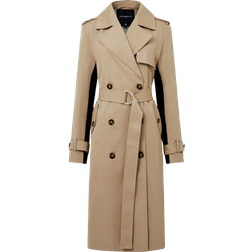 French Connection Coco Twill Trench Coat - Autumn Camel