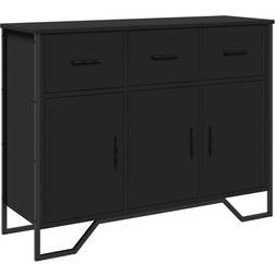 vidaXL 848559 Black Sideboard 97x74.5cm