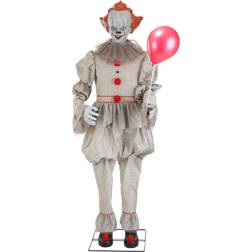 Gemmy Party Decorations Animated Pennywise Halloween Prop Gray