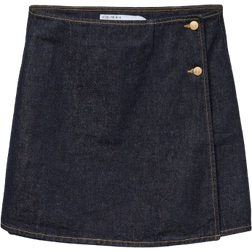 Vero Moda Tabitha Mini Skirt - Blue/Dark Blue Denim