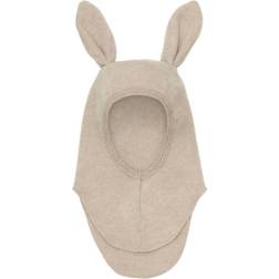 Huttelihut Simple Wool Fleece Balaclava w. Ears - Camel Melange (6550-2044)