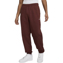 Nike Men's Solo Swoosh Fleece Trousers - Dark Pony/White