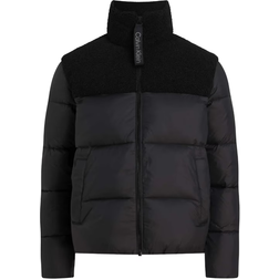 Calvin Klein Sherpa Puffer Jacket - Black