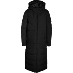 Noisy May Dalcon Extra Long Puffer Jacket - Black