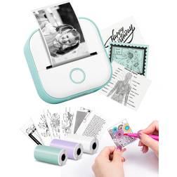 Memoking T02 Mini Printer + 3 Paper Rolls