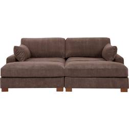 Etta Avenue Mordecai Brown Sofa 90" 2 Seater