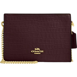 Coach Slim Crossbody - Novelty Leather/Gold/Merlot