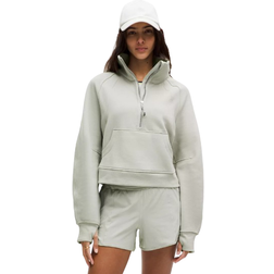 Lululemon Scuba Oversized Funnel Neck Half Zip - Jade Grey