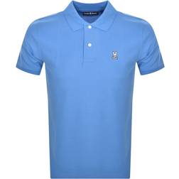 Psycho Bunny Mens Classic Pique Polo Shirt - Marina