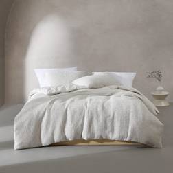 Calvin Klein Speckled Waffle Duvet Cover Beige (271.8x233.7)